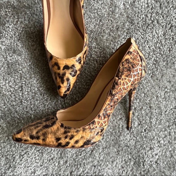 Alexandre Birman Heels with Cheetah Print Women’s 6.5 - Picture 4 of 8